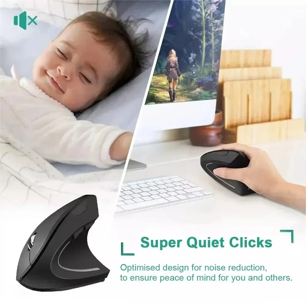 Mice 3 Wireless Vertical Ergonomic Mouse
