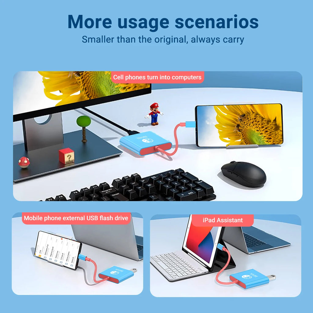 3-in-1 USB-C Hub 4K HDMI Adapter