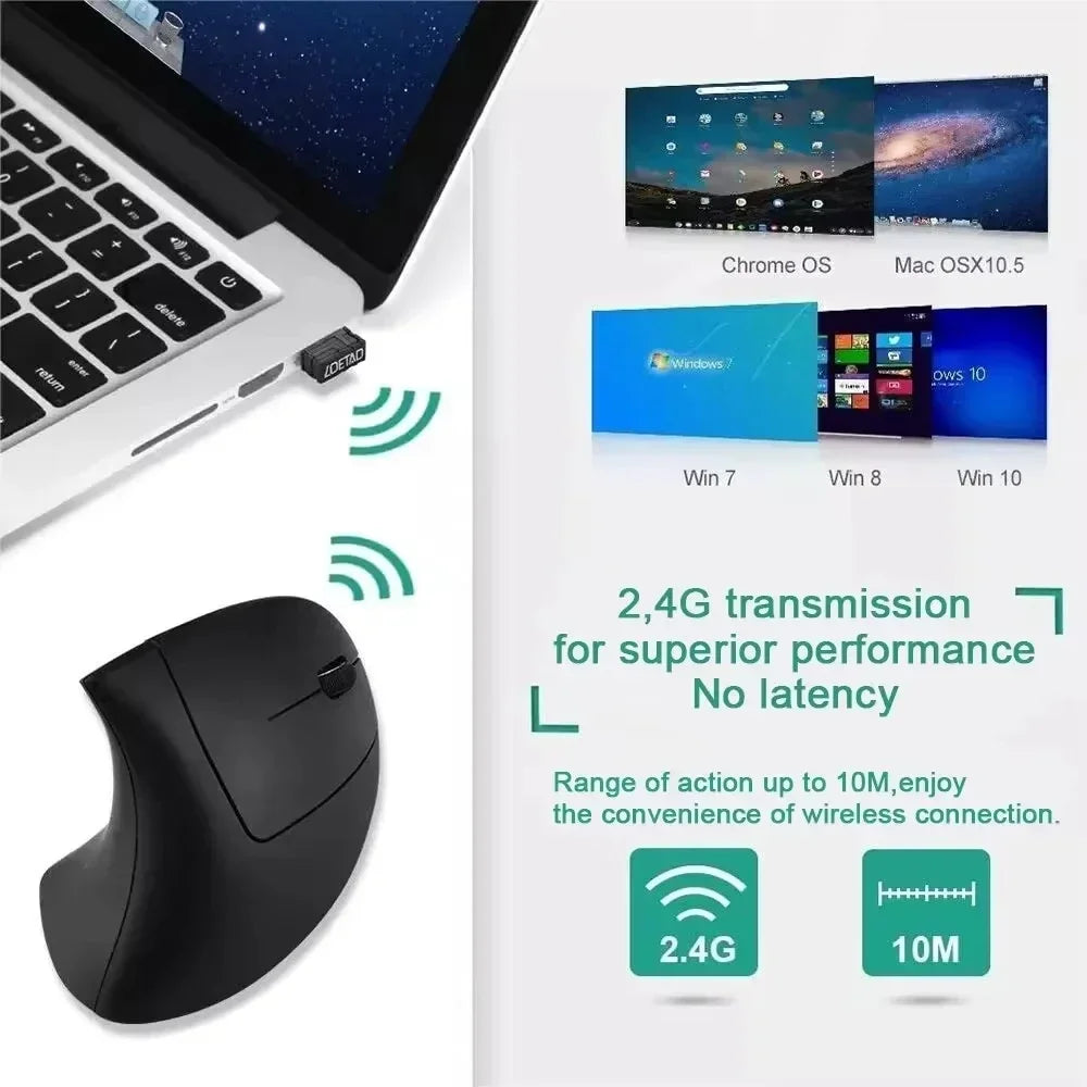 Mice 3 Wireless Vertical Ergonomic Mouse